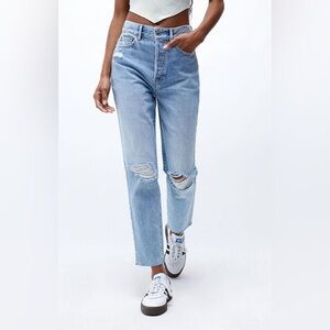 PacSun Light Blue Ultra High Waisted Slim Fit Jean